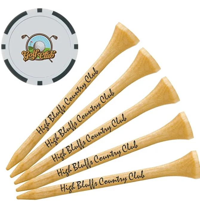 Poker Chip Tee Pack - 2 3/4 inches