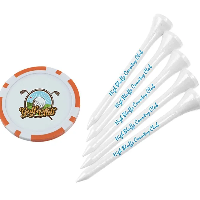 Poker Chip Tee Pack - 2 3/4 inches