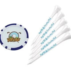 Poker Chip Tee Pack - 2 3/4 inches