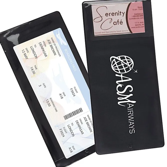 Policy and Document Holder with Business Card Pocket