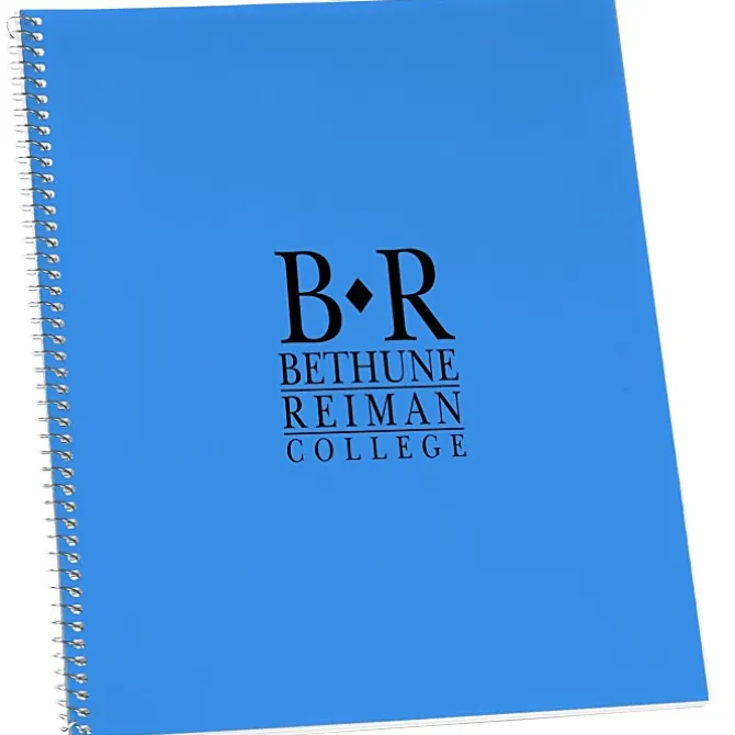 Poly Cover Notebook - 10 7/8 x 8 3/16 - Narrow Rule - Opaque