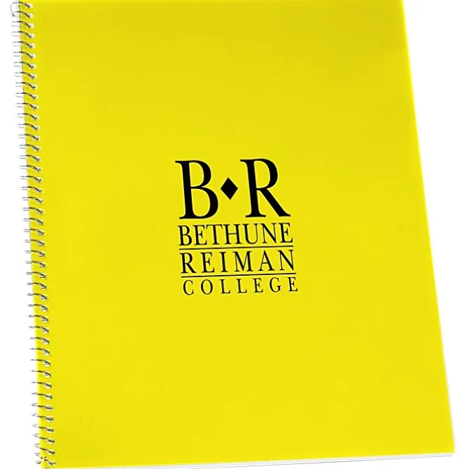 Poly Cover Notebook - 10 7/8 x 8 3/16 - Narrow Rule - Translucent