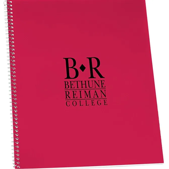 Poly Cover Notebook - 10 7/8 x 8 3/16 - Narrow Rule - Translucent
