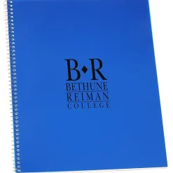 Poly Cover Notebook - 10 7/8 x 8 3/16 - Narrow Rule - Translucent