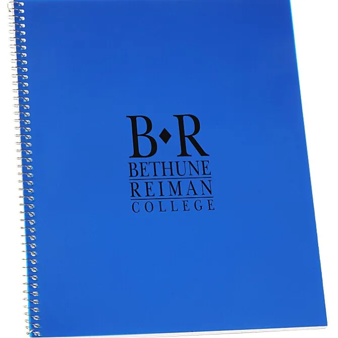 Poly Cover Notebook - 10 7/8 x 8 3/16 - Narrow Rule - Translucent