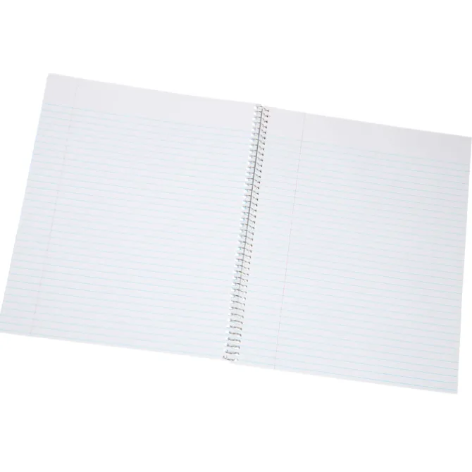 Poly Cover Notebook - 10 7/8 x 8 3/16 - Wide Rule - Opaque