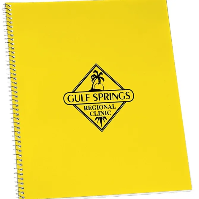 Poly Cover Notebook - 10 7/8 x 8 3/16 - Wide Rule - Opaque