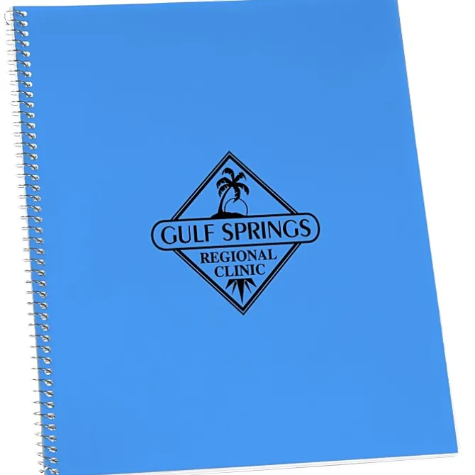 Poly Cover Notebook - 10 7/8 x 8 3/16 - Wide Rule - Opaque