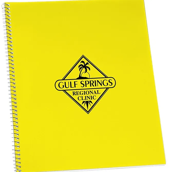 Poly Cover Notebook - 10 7/8 x 8 3/16 - Wide Rule - Translucent