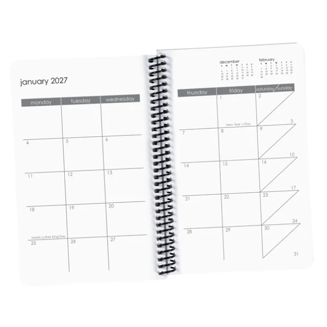 Poly Cover Weekly Academic Planner - Opaque