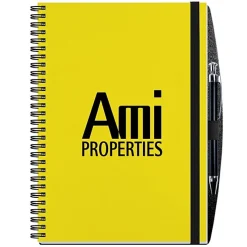 Polypro Journal with Pen - 10 inches x 7 inches - 50 sheet - Solid
