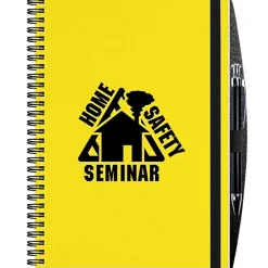 Polypro Journal with Pen - 10 inches x 7 inches - 50 sheet - Translucent