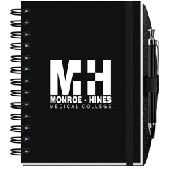 Polypro Journal with Pen - 7 inches x 5 inches - 100 sheet - Solid