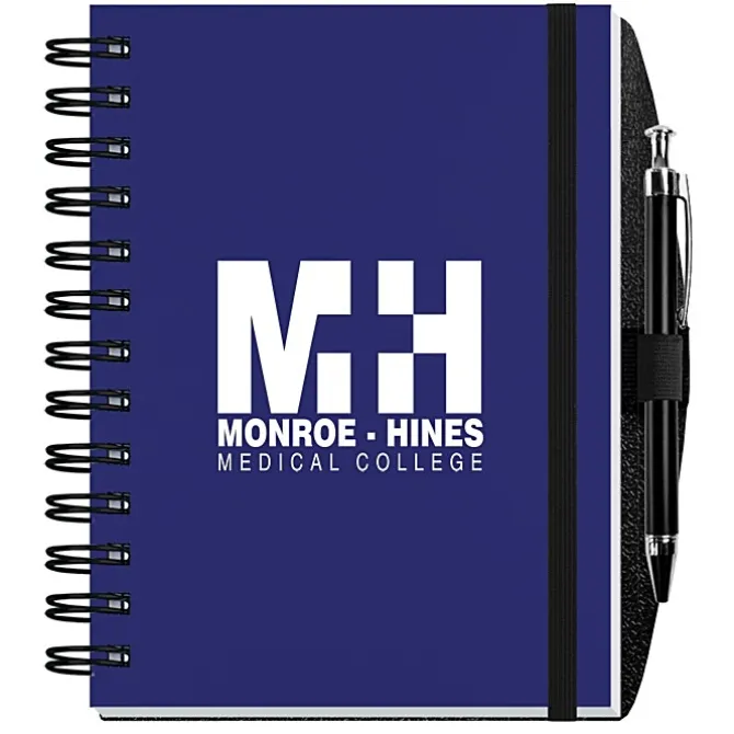 Polypro Journal with Pen - 7 inches x 5 inches - 100 sheet - Solid