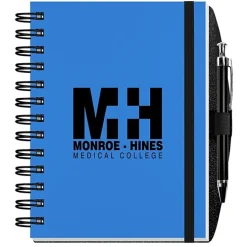 Polypro Journal with Pen - 7 inches x 5 inches - 100 sheet - Solid