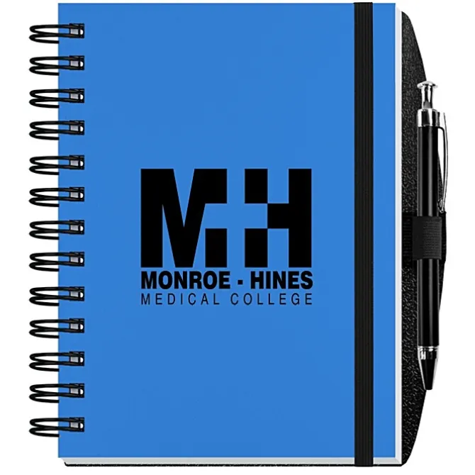 Polypro Journal with Pen - 7 inches x 5 inches - 100 sheet - Solid
