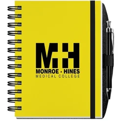 Polypro Journal with Pen - 7 inches x 5 inches - 100 sheet - Solid