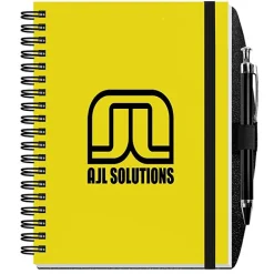 Polypro Journal with Pen - 7 inches x 5 inches - 50 sheet - Solid
