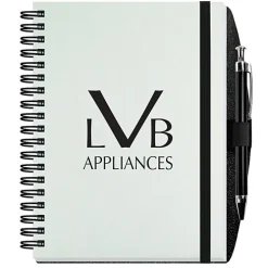 Polypro Journal with Pen - 7 inches x 5 inches - 50 sheet - Translucent