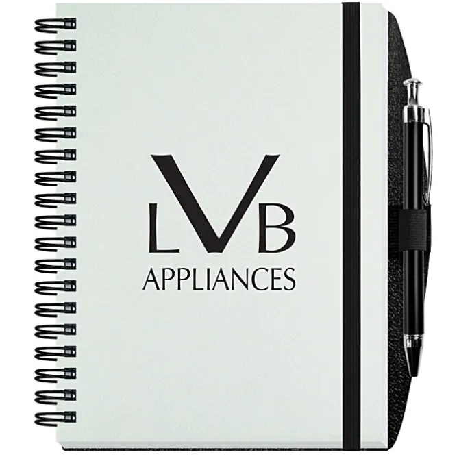 Polypro Journal with Pen - 7 inches x 5 inches - 50 sheet - Translucent