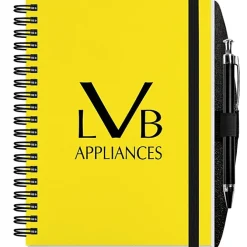 Polypro Journal with Pen - 7 inches x 5 inches - 50 sheet - Translucent