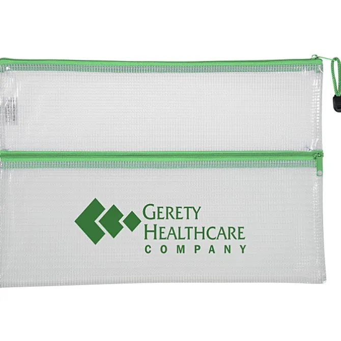 PolyWeave Dual Zipper Document Holder