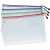 PolyWeave Zippered Pouch with Business Card Holder - 9 1/2 inches x 13 1/4 inches