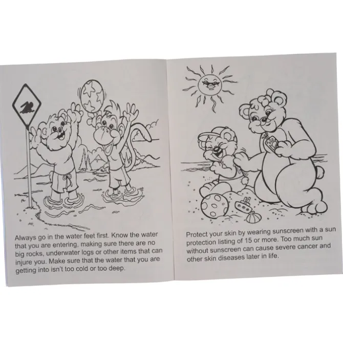 Pool & Water Safety Coloring Book