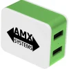 2 Port USB Folding Wall Charger - 24 hr