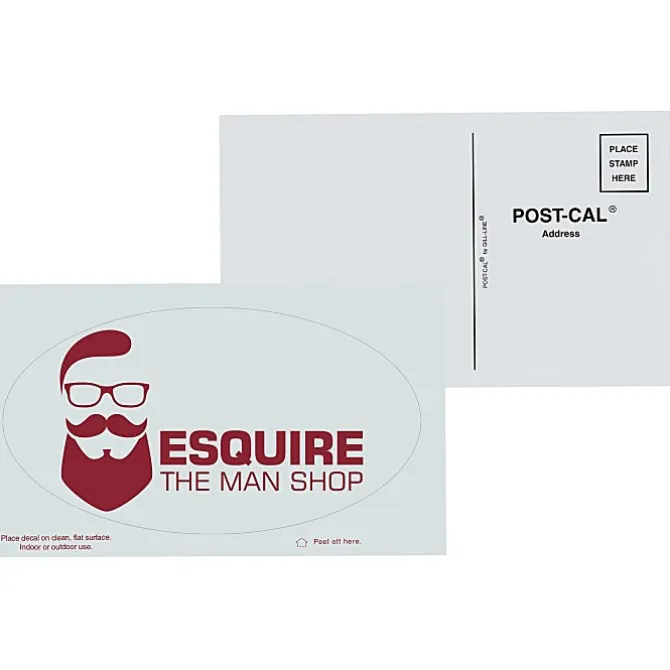 Post-Cals Static Decal - Oval