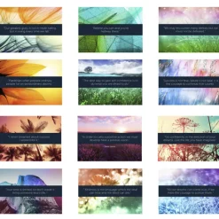 Postcard Desk Calendar - Inspirational