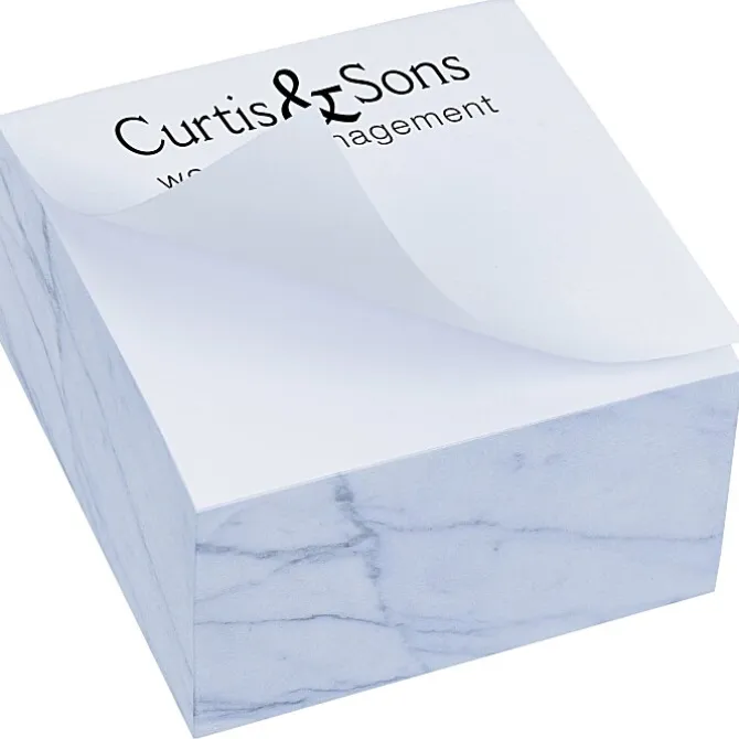Post-it® Notes Cubes - 2-3/4 inches x 2-3/4 inches x 1-3/8 inches - Marble