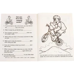 Practice Bike Safety Coloring Book - 24 hr