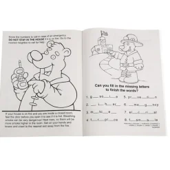Practice Fire Safety Coloring Book