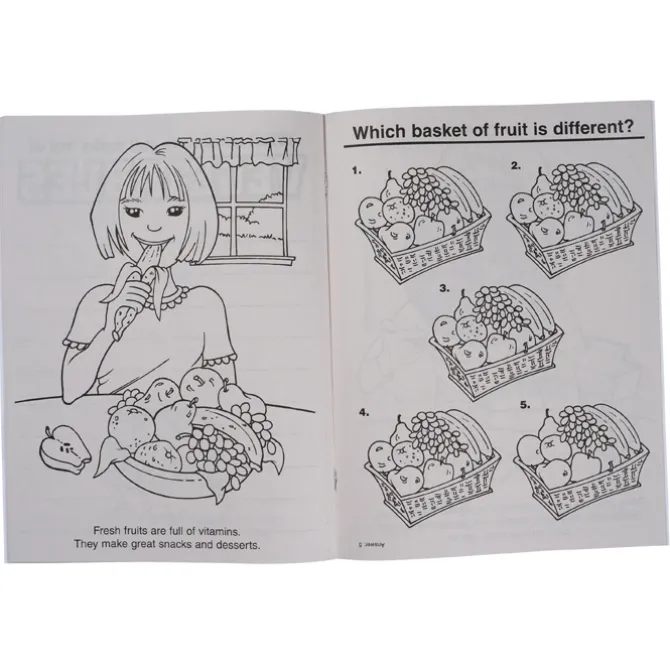 Practice Good Nutrition Coloring Book