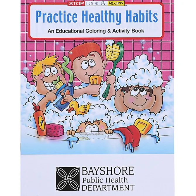 Practice Healthy Habits Coloring Book