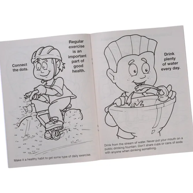 Practice Healthy Habits Coloring Book