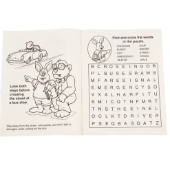 Practice School Bus Safety Coloring Book - 24 hr
