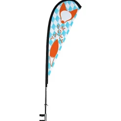 Premium 10' Event Tent - Sail Sign Banner - One Sided