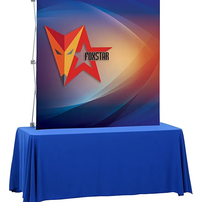 Premium Splash Tabletop Display - 5 feet - Front Graphic