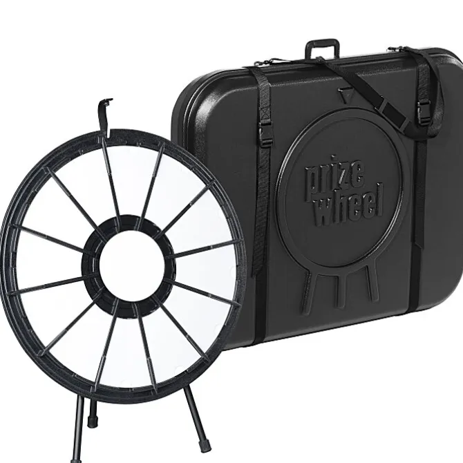 Prize Wheel with Hard Carrying Case - Blank