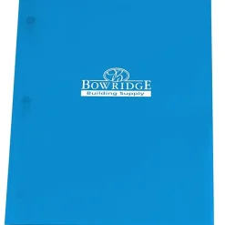 3 Prong Twin Pocket Presentation Folder - Translucent