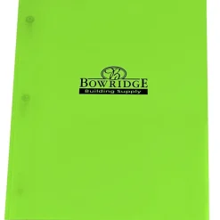 3 Prong Twin Pocket Presentation Folder - Translucent