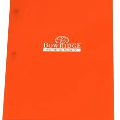 3 Prong Twin Pocket Presentation Folder - Translucent