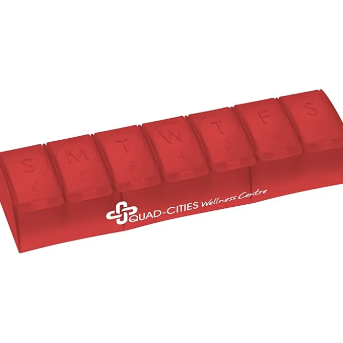 Quick Care Weekly Med Minder - Translucent
