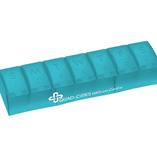 Quick Care Weekly Med Minder - Translucent