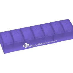 Quick Care Weekly Med Minder - Translucent