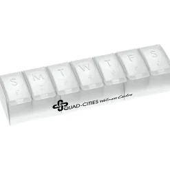 Quick Care Weekly Med Minder - Translucent - 24 hr