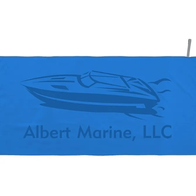 Quick Dry Suede Beach Towel with Carry Strap