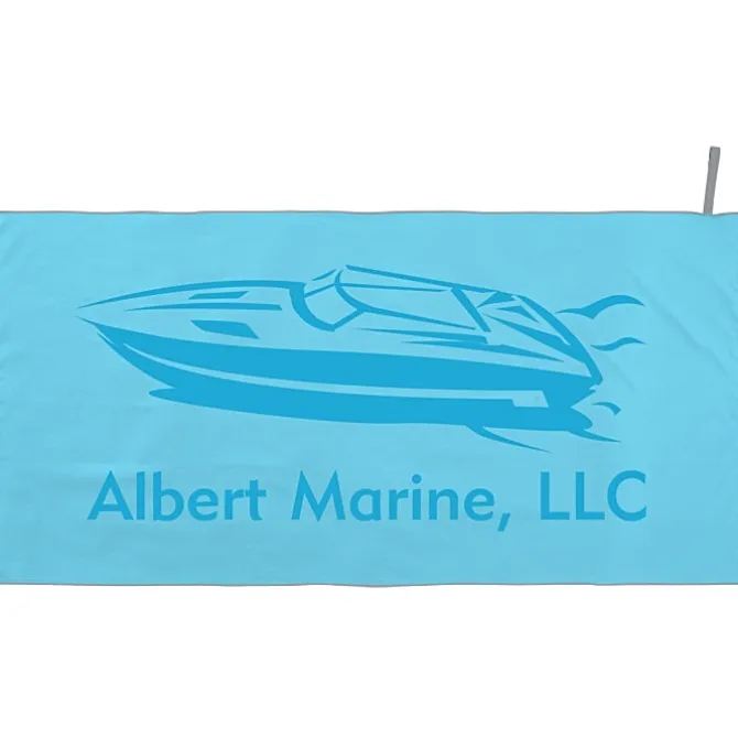 Quick Dry Suede Beach Towel with Carry Strap